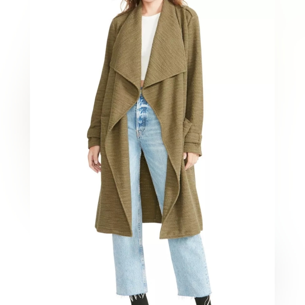 NWT BB Dakota x Steve Madden Open Front Trench Cardigan, size small